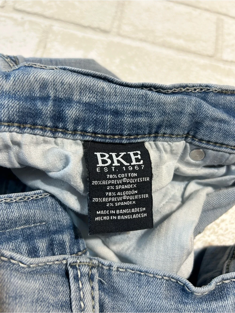 BKE Light Blue Straight Men’s Jeans size 38x 30